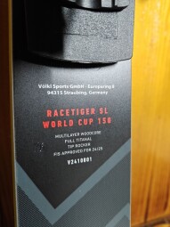 NOVÉ LYŽE VOLKL RACETIGER SL WORLDCUP JR FIS 150CM --MODEL 2025--